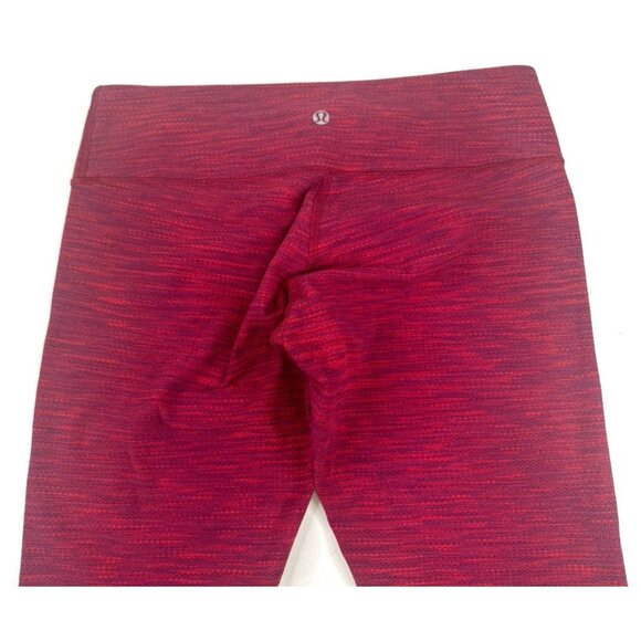 Lululemon Red Leggings Size 8 - Picture 10 of 12